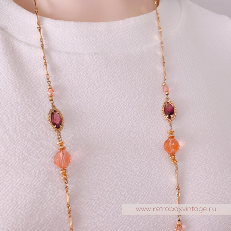 1928 JEWELRY Цепочка с безелями «Желание»