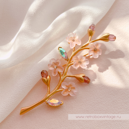 AVON SP Брошь "Веточка сакуры"