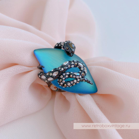 ALEXIS BITTAR Комплект «Магические имперские змеи: брошь, кольцо, браслет»