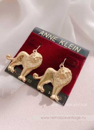 ANNE KLEIN Серьги "Светские львицы: золото"