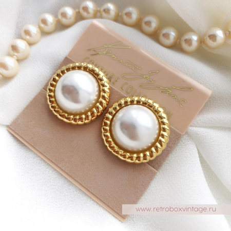 KJL / KENNETH J LANE Клипсы «Первая леди»