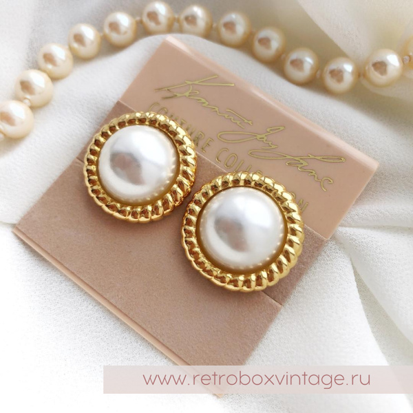 KJL / KENNETH J LANE Клипсы «Первая леди»