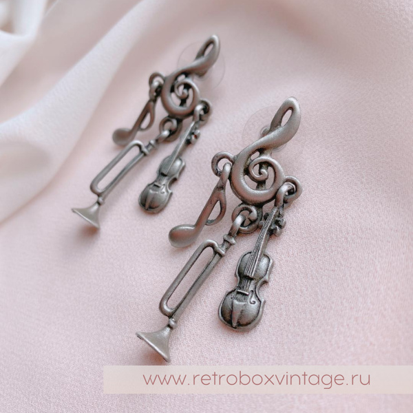 JJ / JONET JEWELRY / ARTIFACTS Серьги «Музыка настроения» JJ / JONET JEWELRY / ARTIFACTS Серьги «Музыка настроения»