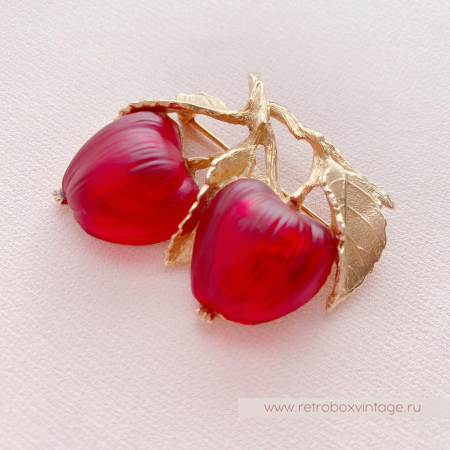 NAPIER Брошь «Райские яблочки»