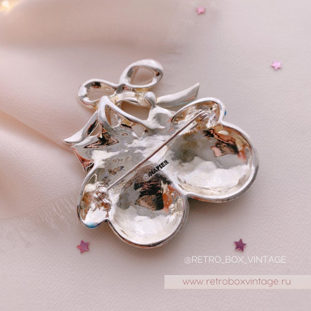 NAPIER Брошь «Голубые рукавички»