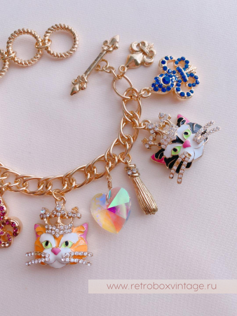 RITZY COUTURE Браслет «Королева кошек»