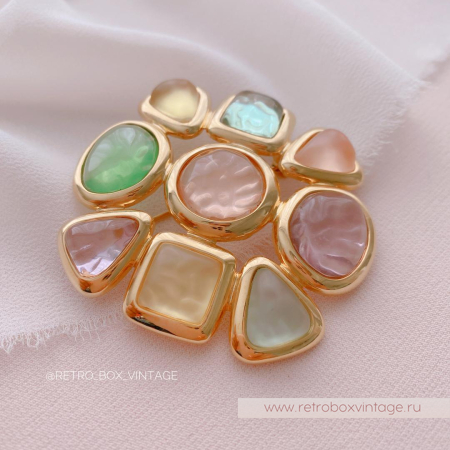 JOAN RIVERS Брошь «Шанель-пастель» (уценка)