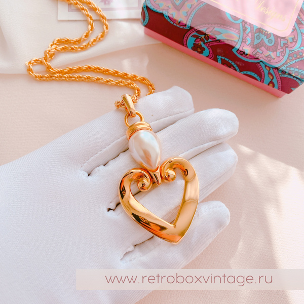 PREMIER DESIGNS Кулон на цепочке "Сердце любви" Юбилейный выпуск