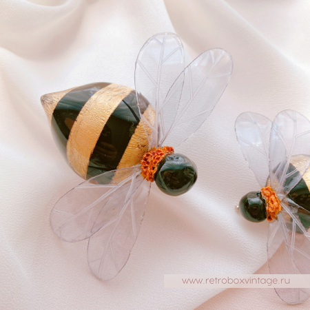 CILEA PARIS Брошь "Золотой шмель: большой» /  Коллекция "Пчелы"