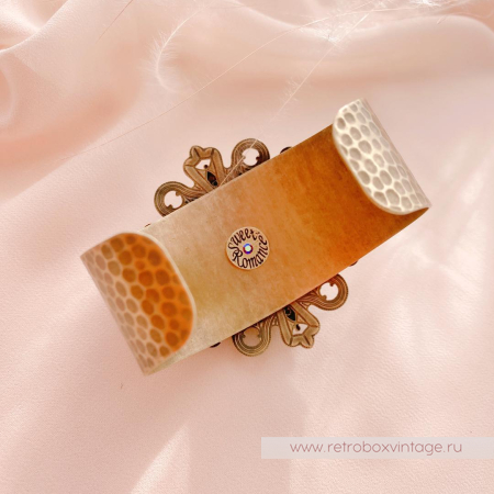 SWEET ROMANCE Браслет-каф «Кассиопея: крест с кристаллами павлин»