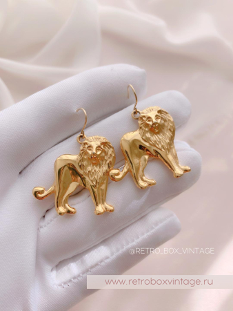 ANNE KLEIN Серьги "Светские львицы: золото"