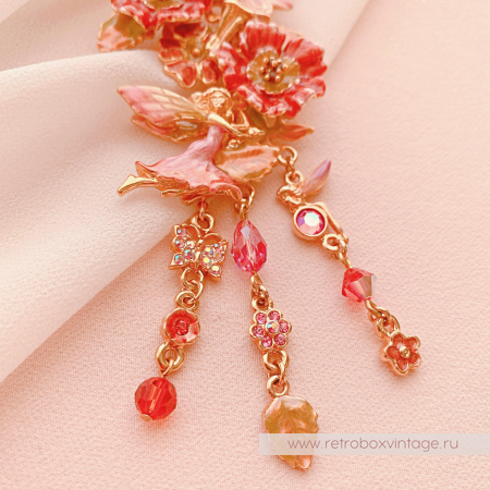 KIRKS FOLLY Брошь "Феи маков"