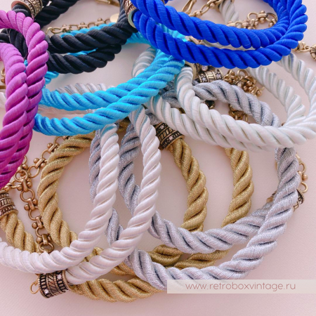 HEIDI DAUS Текстильное ожерелье шнур-корд «Элегантные чувства»