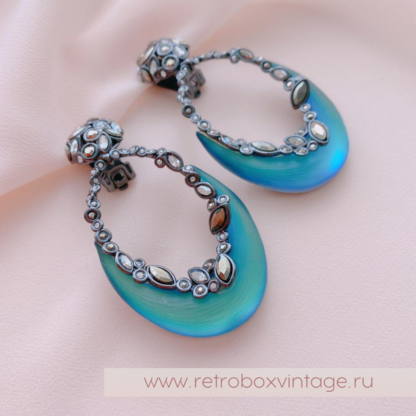ALEXIS BITTAR Клипсы «Имперские овалы»