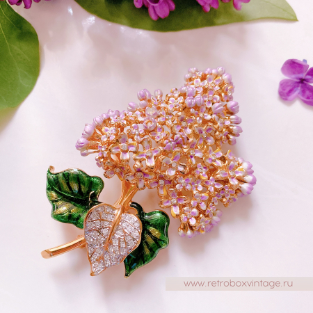JOAN RIVERS Брошь «Персидская сирень»