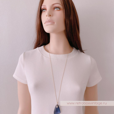 ALEXIS BITTAR Кулон на цепочке «Осколки серебристого метеорита»