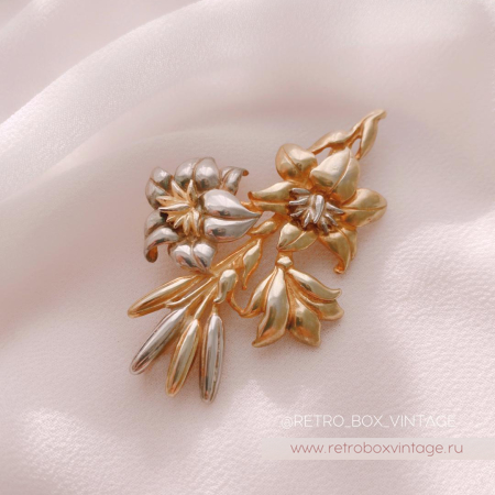 MMA Брошь-кулон «Букет лилий»