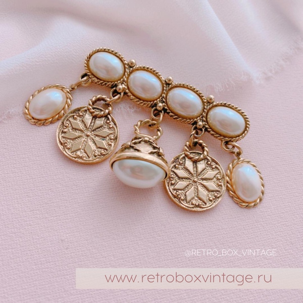 1928 JEWELRY Брошь-бар «Утро Шахерезады»