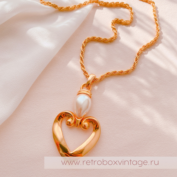 PREMIER DESIGNS Кулон на цепочке "Сердце любви" Юбилейный выпуск