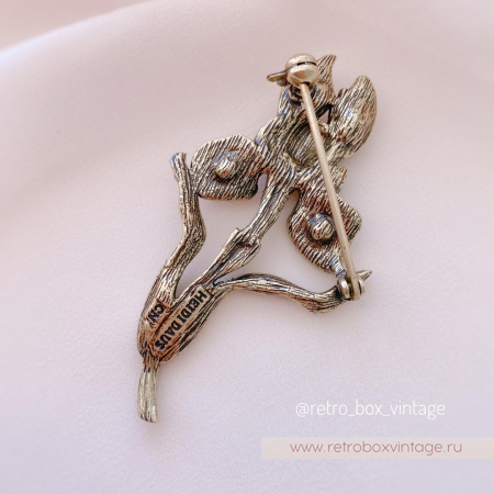 HEIDI DAUS Брошь «Кристальный ирис»