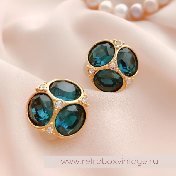 SWAROVSKI Клипсы «Звездная ночь»