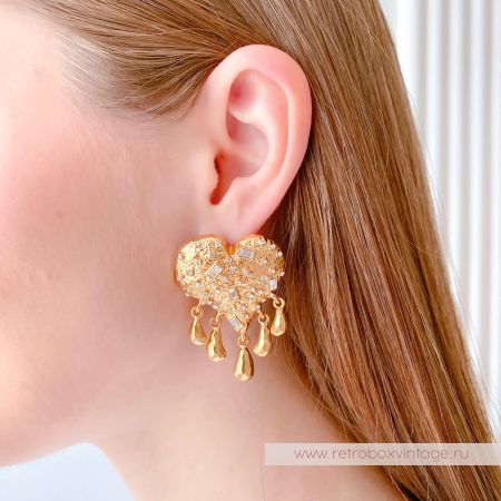 ZARA Серьги "Тающее сердце"