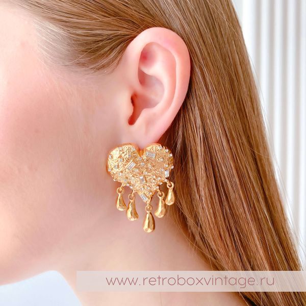 ZARA Серьги "Тающее сердце"