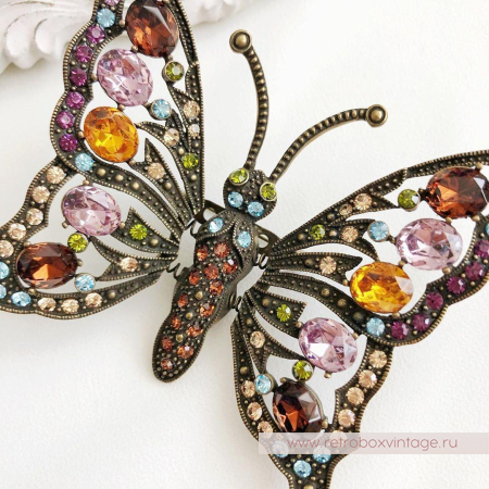HEIDI DAUS Брошь «Трепещущая бабочка»