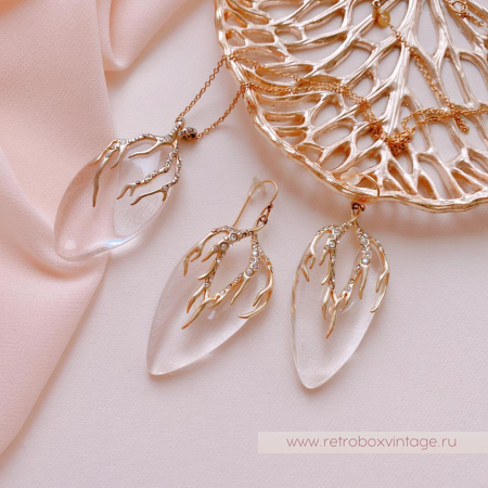 ALEXIS BITTAR Кулон на цепочке «Льдинка»