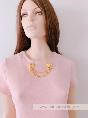 ANNE KLEIN Брошь-шатлен «Светская львица»