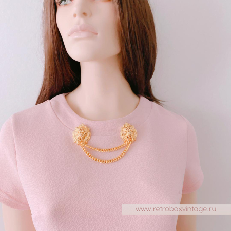 ANNE KLEIN Брошь-шатлен «Светская львица»