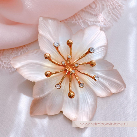 ALEXIS BITTAR Брошь «Дивный цветок рассвета»