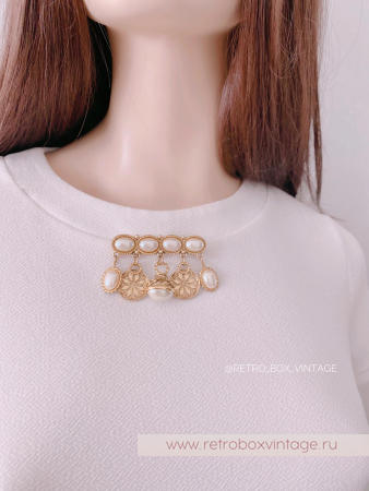 1928 JEWELRY Брошь-бар «Утро Шахерезады»