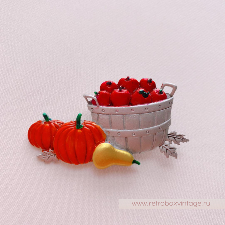 JJ / JONET JEWELRY Брошь «Урожай»