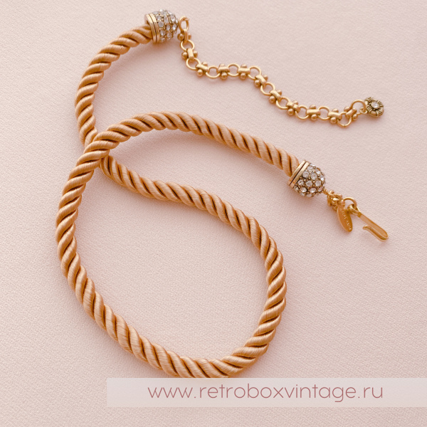 HEIDI DAUS Шнур-корд для брошей и кулонов «Элегантные чувства: карамель» (сферы)