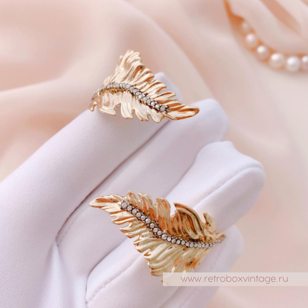 ALEXIS BITTAR Браслет-каф «Золотые перья» ALEXIS BITTAR Браслет-каф «Золотые перья»