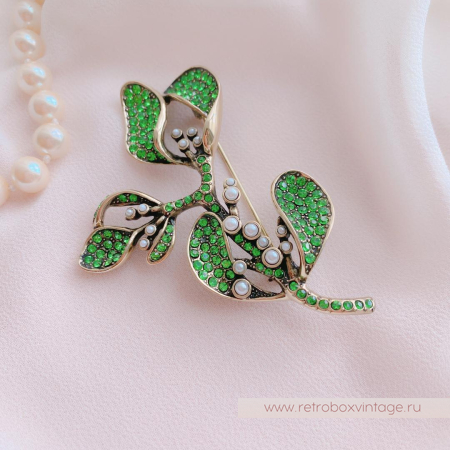 HEIDI DAUS Брошь «Поцелуй весны»