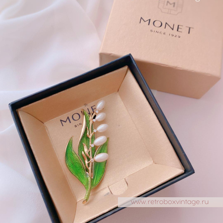 MONET Брошь «Майский ландыш»