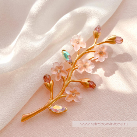 AVON SP Брошь "Веточка сакуры"