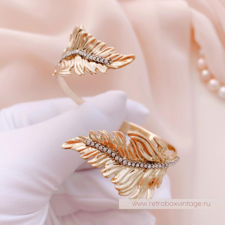 ALEXIS BITTAR Браслет-каф «Золотые перья» ALEXIS BITTAR Браслет-каф «Золотые перья»