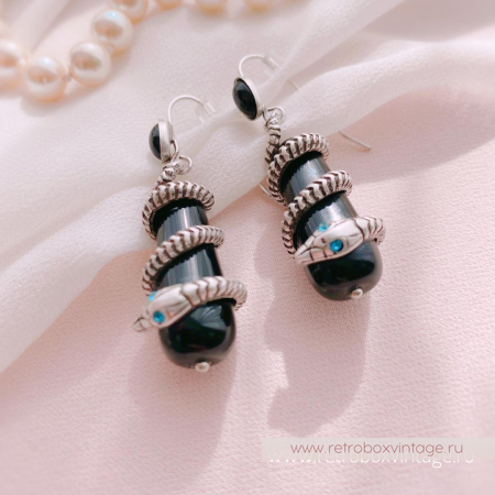 SWEET ROMANCE Серьги «Змеиная мудрость»