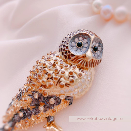 NOLAN MILLER Брошь «Совушка-сова»