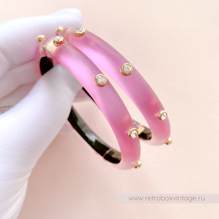 ALEXIS BITTAR Браслет "Яркие вспышки: нежная роза"