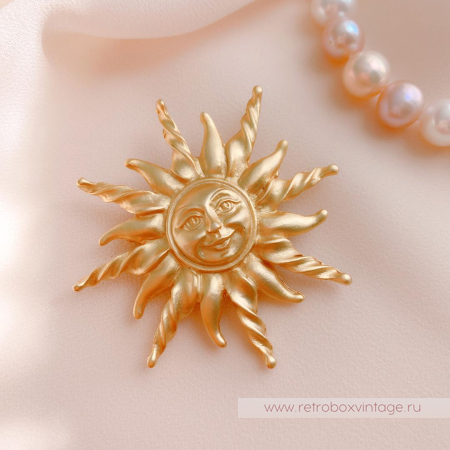 ANNE KLEIN Брошь «Солнышко»