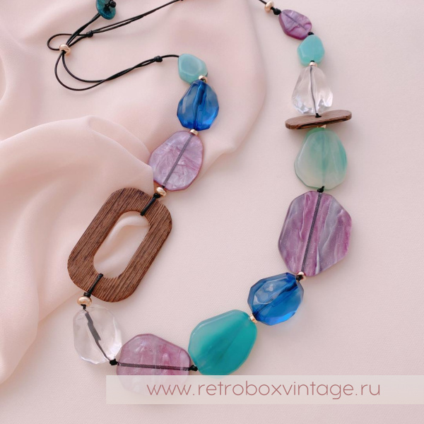 MOON PARIS Ожерелье «Шармэль» с крупными бусинами