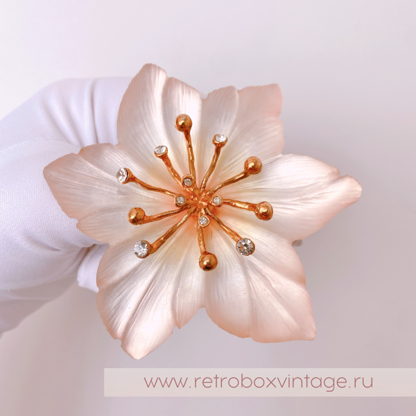 ALEXIS BITTAR Брошь «Дивный цветок рассвета»