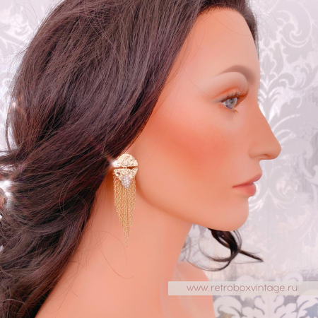 ALEXIS BITTAR Комплект «Полет кометы» кулон на цепочке и серьги