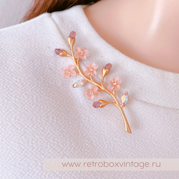 AVON SP Брошь "Веточка сакуры"