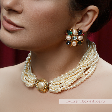 MONET Серьги «Мальтийская мозаика»