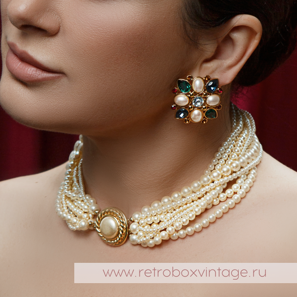 MONET Серьги «Мальтийская мозаика»